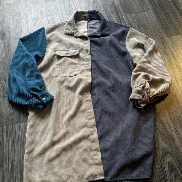 Nasty Gal Tops - ✨5/$25 item! NASTYGAL Colorblock Corduroy Jacket
